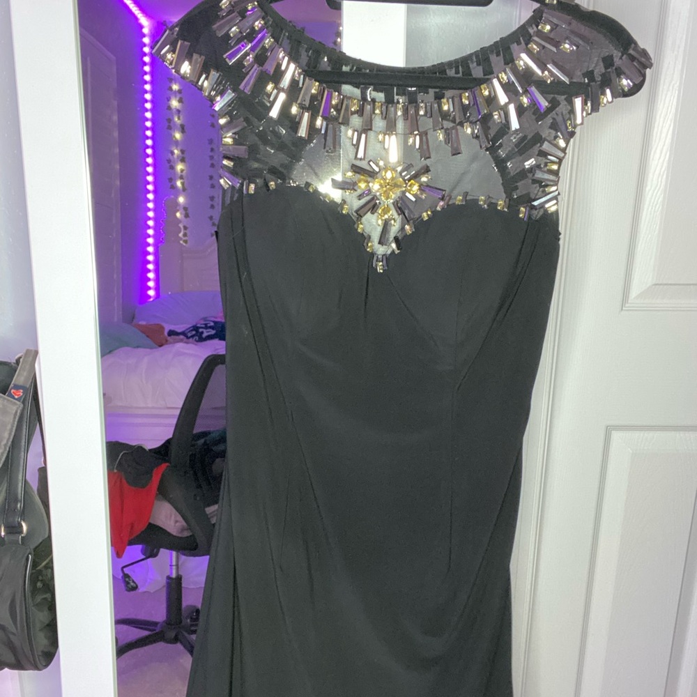 Black Dress with Jewels